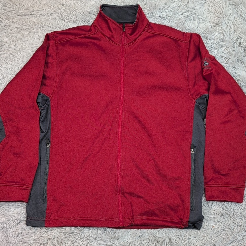 Page & Tuttle Jacket Mens M Golf‎ Zip Up Pockets Lightweight Preppy Casual Comfy